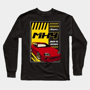 Red Supra Long Sleeve T-Shirt